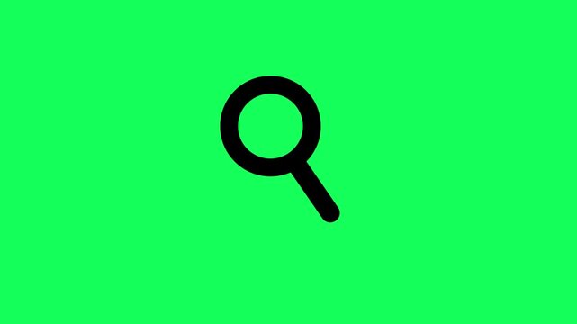 Modern Search Magnifying Glass Icon Minimal Find Symbol for Mobile Applications, Web Navigation and User Interface Design