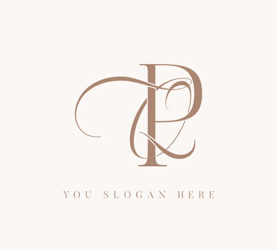 QP PQ initial letter monogram logo