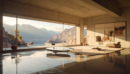 Fototapeta premium Luxury Villa Interior
