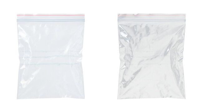Clear and Black Zip Lock Bag Comparison