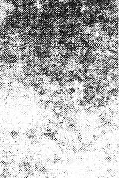 Dense dark marks fade downward into a pale distressed texture on transparency.