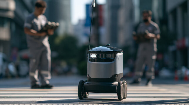 Autonomous Delivery Robot on Urban Street