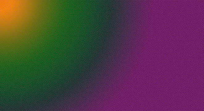 abstract colorful mosaic gradient background featuring an irregular geometric polygon pattern with vibrant orange, green, teal, purple, and magenta tones. Ideal for branding, websites, presentations, 