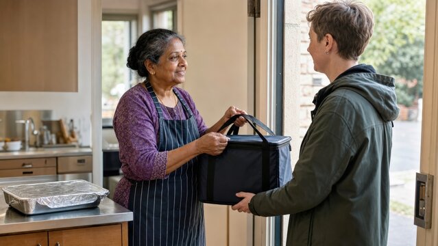 Food Rescue Logistics Warm Home Kitchen Feeling Senior Meal Program