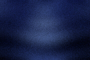 Fototapeta premium Dark blue gradient background. Smooth grainy texture with soft light.