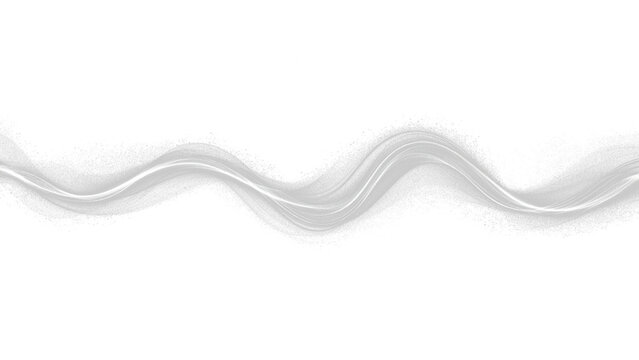 Silver grey smoke wave abstract background with scattered particles