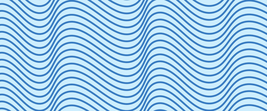 Blue wavy pattern background with light blue and blue colors. The background has a smooth, flowing texture with blue tones. Psychedelic pattern background vector.