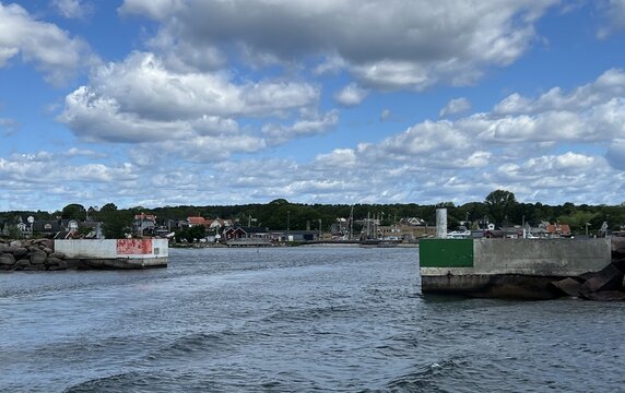 The inlet at the port of Nogersund in western Blekinge, Sweden.