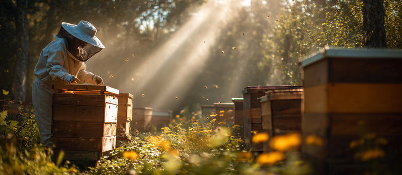 beekeping or apiculture