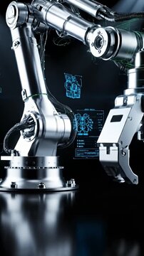 Industrial robotic arm for precision manufacturing automation.
