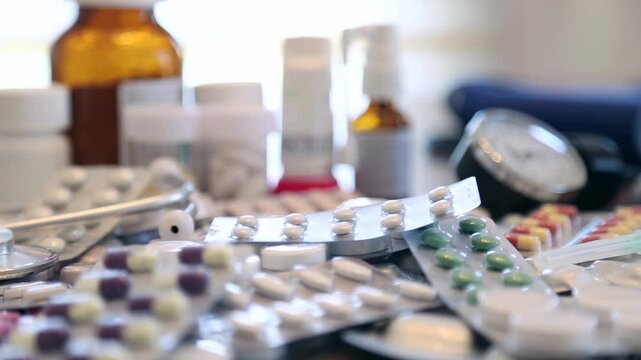 Healthcare and Pharmaceutical Products Close-Up