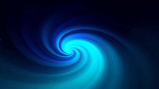Abstract blue spiral light pattern