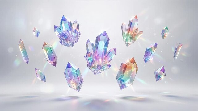 Rainbow Crystal Scatter Loop