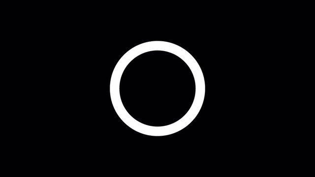 click icon animation, high quality motion graphic on alpha channel, digital user interface.