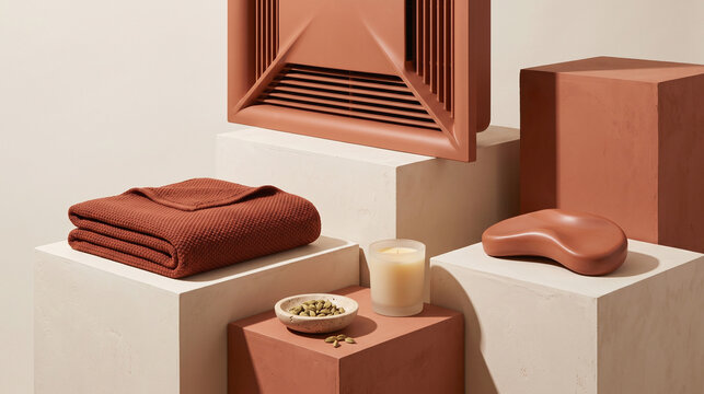 Autumn Air Care and Sleep Ritual Still Life for Wellness Retail