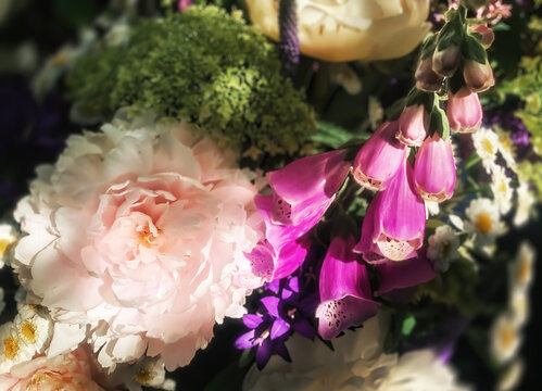 Vibrant Bouquet Displaying Assorted Blooms