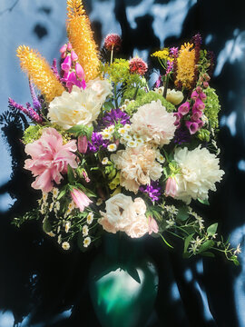 A vibrant bouquet featuring various flowers