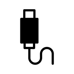 Fototapeta premium Usb C Icon Vector Symbol Design Illustration
