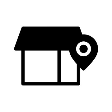 Local Icon Vector Symbol Design Illustration