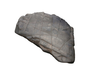 heavy stone isolated on white background. This has clipping path. © Sanit