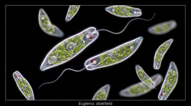 Euglena cells moving darkfield m 202608012200