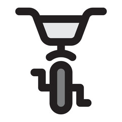 Fototapeta premium BMX Icon Illustration