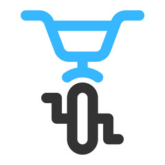 Fototapeta premium BMX Icon Illustration