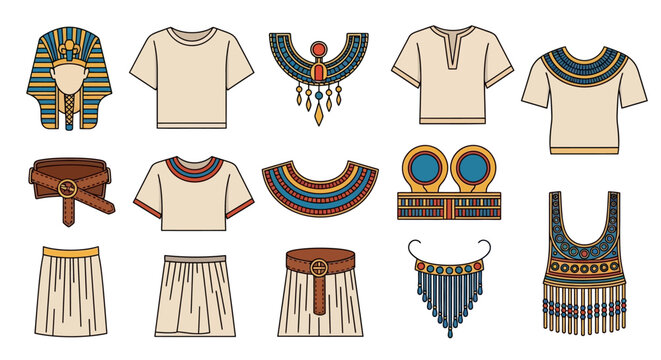 Ancient Egyptian Clothing and Accessories Collection.