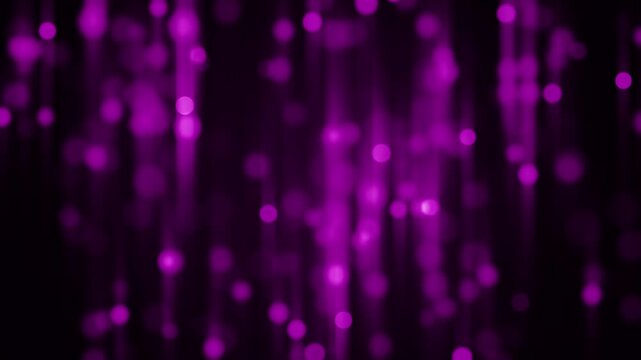 purple sparkling in lines on black background 4k video