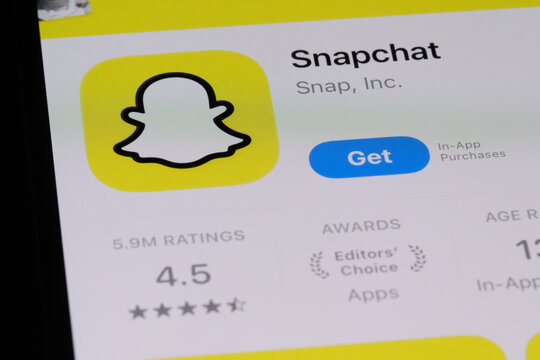 Shanghai,China-July 30th 2026: Snapchat app icon and brand logo