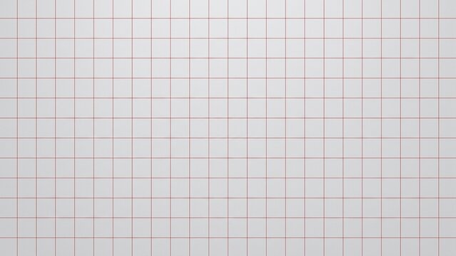 Minimalist white graph paper texture, clean square grid pattern background, architectural drafting paper for technical drawing and engineering design