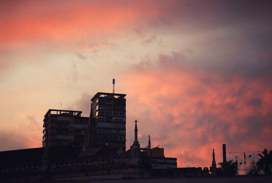 Lisbon Sunset Silhouette