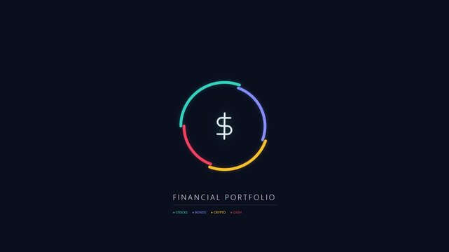 Modern abstract financial growth concept with a vibrant dollar sign icon representing investment strategies, asset management, and economic development for diverse portfolios