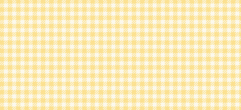 Cute yellow gingham checkered seamless pattern, ideal for Easter backgrounds, baby clothes, picnic textiles, tablecloths, blankets, fabric prints and wrapping paper.