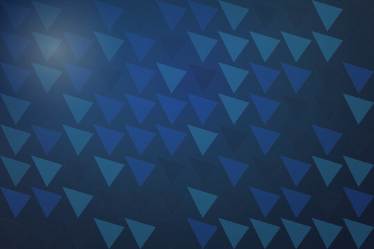 Geometric blue triangular pattern on dark background