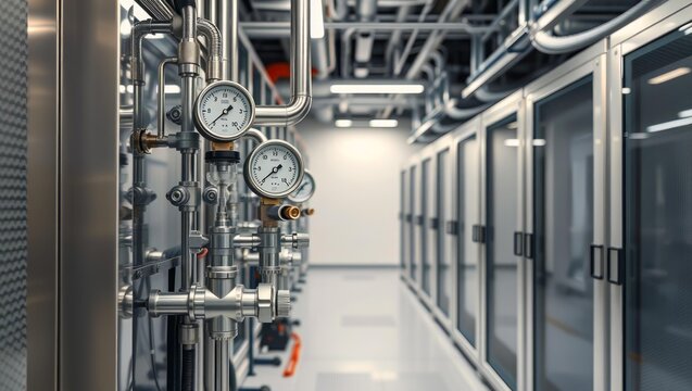 Liquid Cooling Monitoring Equipment for Enterprise Server Infrastructure