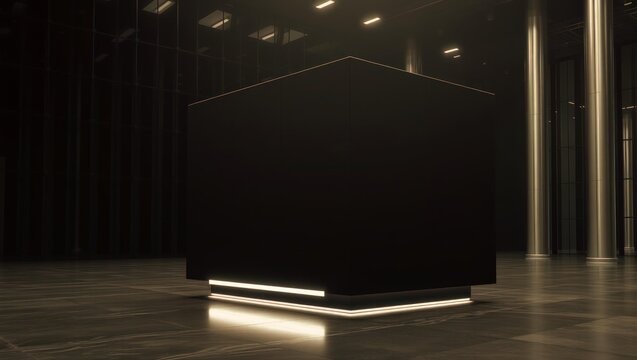 Silent AI Infrastructure Waiting Inside Secure Chamber