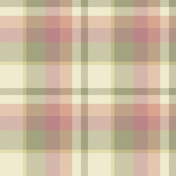 Cowboy texture pattern background, man textile seamless fabric. Mexican check tartan vector plaid in pastel and light colors.