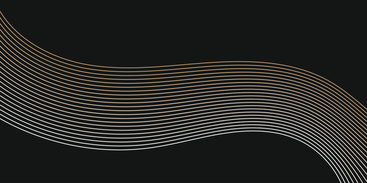 Abstract background with wavy lines creating a moire pattern effect on a dark background