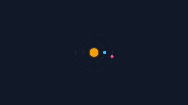 Orbiting Markets: Dynamic 4K Abstract Finance Animation