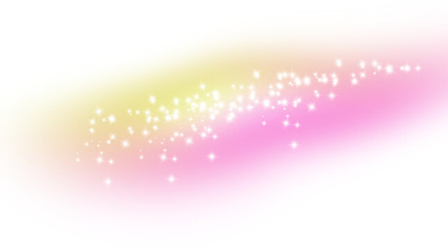 Glowing Stars Gradient Light Trail