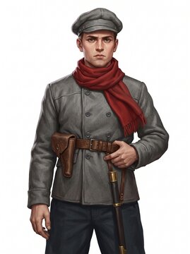 Revolutionary spirit captured in Soviet Russia during the 1917 struggle for change
