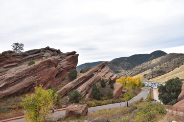 Naklejka premium Red Rocks