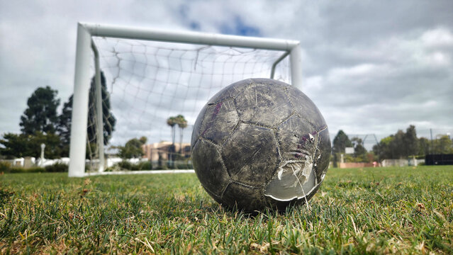An Old Soccer Ball
