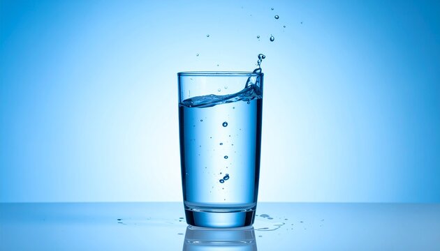 よく冷えた冷水の画像