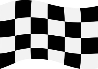 Obraz premium race finish flag