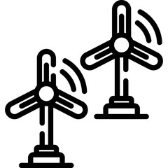 Wind turbine and renewable energy power © Blossom Matthew