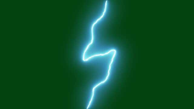 Bright electric lightning strike thunder bolt effect on green screen. glitch, static noise, hand drawn storm explosion boom, realistic thunderbolts blue color Isolated