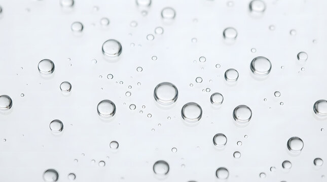 water drops on glass