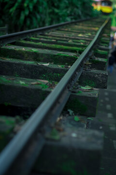 railway crossing the road